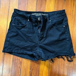 Black American Eagle Hi rise shortie